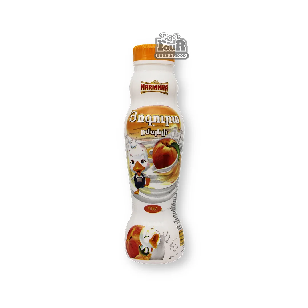 Drinking yogurt "Marianna" peach 1.5% 270g